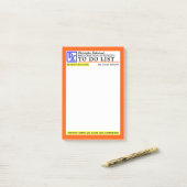 Funny Prescription Label Post-it® Notes (Op bureau)