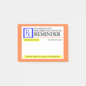 Funny Prescription Label Post-it® Notes (Voorkant)