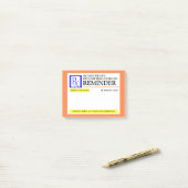Funny Prescription Label Post-it® Notes (Op bureau)