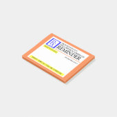 Funny Prescription Label Post-it® Notes (Schuin)