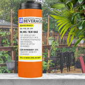 Funny Prescription Label Thermosbeker