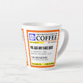 Funny Prescription Personalized Latte Mok (Rechterhoek)