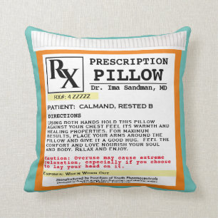 Funny Prescription Pillow komt goed Kussen