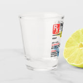 Funny Prescription Rum Shot glass Shot Glas (Links)
