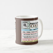 Funny Prescription RX Caca Mok (Voorkant rechts)