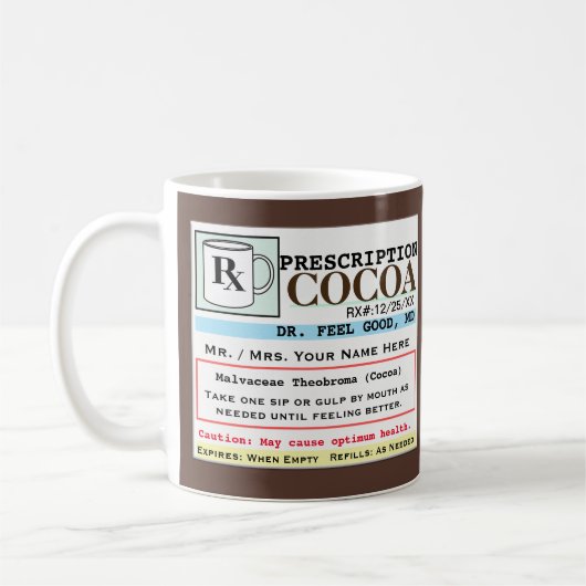 Funny Prescription RX Caca Mok (Links)