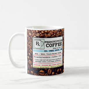 Funny Prescription RX Coffee  Mok