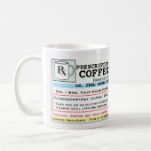 Funny Prescription RX Coffee Mok (Links)
