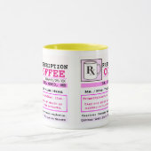 Funny Prescription RX Coffee Mok (Midden)