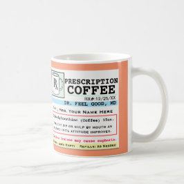 Funny Prescription RX Coffee Mok