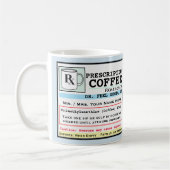 Funny Prescription RX Coffee  Mok (Links)