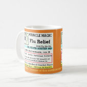 Funny Prescription RX Flu Medicine Koffiemok (Voorkant links)