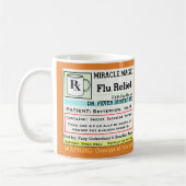 Funny Prescription RX Flu Medicine Koffiemok (Links)