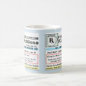 Funny Prescription RX Flu Remedy Koffiemok (Center)