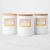 Funny Prescription Sterkte Etiket voor voedsel (Flessen)