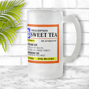 Funny Prescription Sweet Tea Frosted Mok