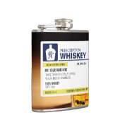 Funny Prescription Whiskey Heupfles (Rechts)