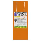 Funny Prescription Wijn Cadeautas (Voorkant)