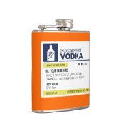 Funny Prescription Wodka Heupfles (Rechts)