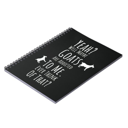 Funny Presents For Goat Lovers Farm Animals Humor Notitieboek (Linkerzijde)