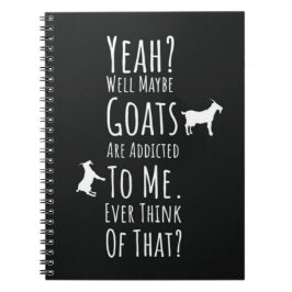 Funny Presents For Goat Lovers Farm Animals Humor Notitieboek