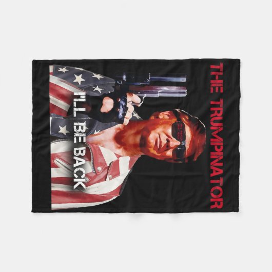 Funny President Election Trump Supporter Republica Fleece Deken (Voorkant (Horizontaal))