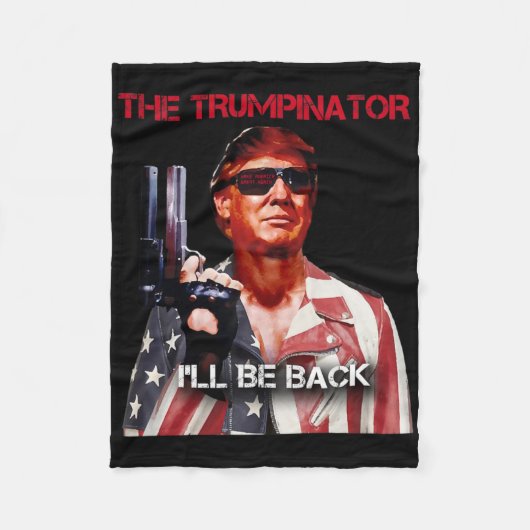 Funny President Election Trump Supporter Republica Fleece Deken (Voorkant)