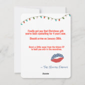 Funny President Joe Biden Kerstmis Wenskaart Feestdagenkaart (Achterkant)