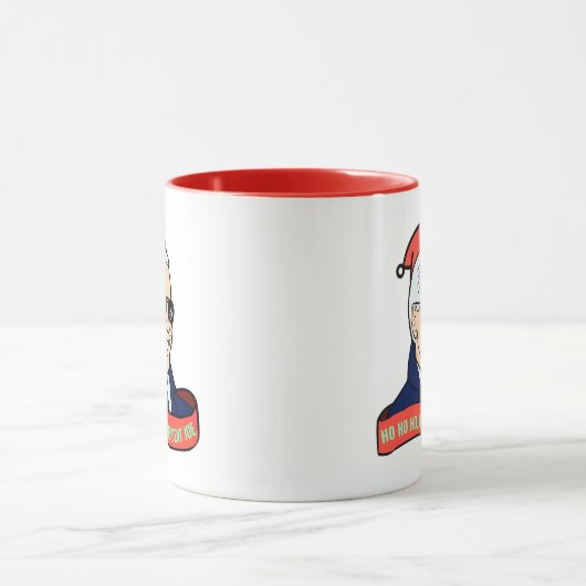 Funny President Joe Biden-Mok kerstkoffie Mok (Midden)