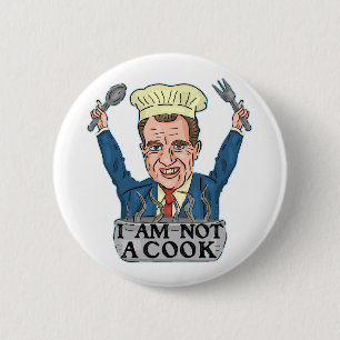 Funny President Richard Nixon Ik ben geen Cook Che Ronde Button 5,7 Cm