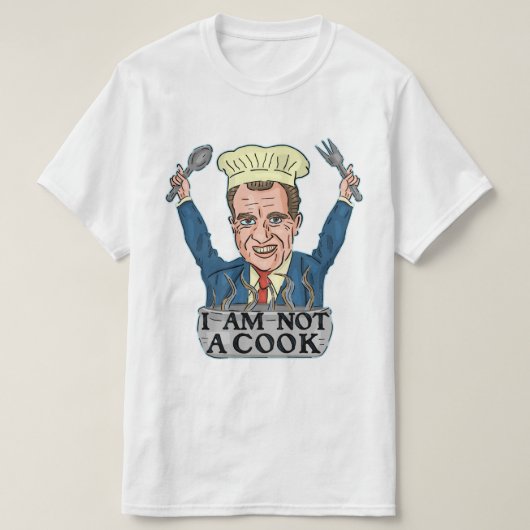 Funny President Richard Nixon Ik ben geen Cook Che T-shirt (Design voorkant)