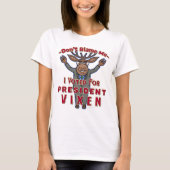 Funny President Vixen Reindeer T-shirt (Voorkant)