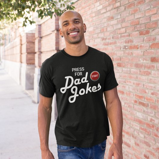 Funny Press voor papa Jokes T-shirt