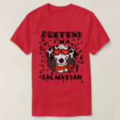 Funny Pretend I'm a Dalmatian Dog Halloween DIY Co T-shirt (Design voorkant)