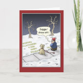 Funny Prettige feestdagen Card, Steady Flow Holida (Voorkant)