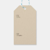 Funny Prettige feestdagen Gift Labels met Wolf en Cadeaulabel (Achterkant)