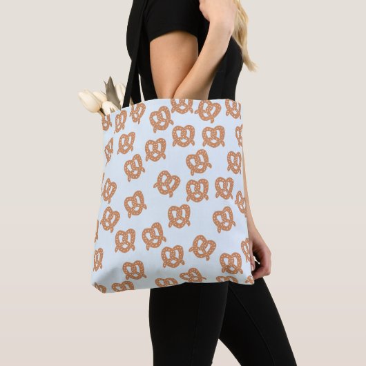 Funny Pretzel Canvas tas (Dichtbij)