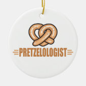 Funny Pretzel Lover Keramisch Ornament (Voorkant)