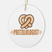 Funny Pretzel Lover Keramisch Ornament (Links)