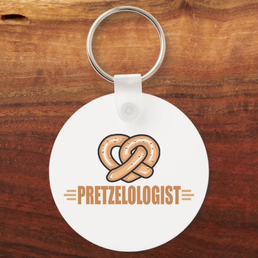 Funny Pretzel Lover Sleutelhanger (Voorkant)