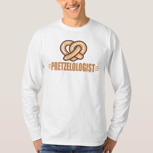 Funny Pretzel Lover T-shirt (Voorkant)