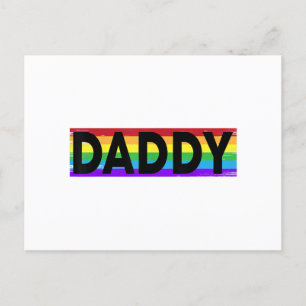 Funny Pride Dad - Proud Gay Lesbian LGBT Gift Fa Feestdagenkaart