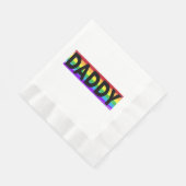 Funny Pride Dad - Proud Gay Lesbian LGBT Gift Fa Servet (Hoek)