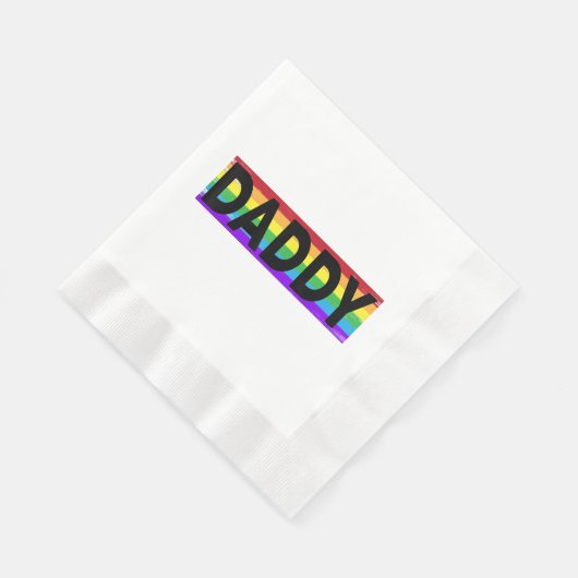 Funny Pride Dad - Proud Gay Lesbian LGBT Gift Fa Servet (Hoek)