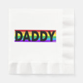Funny Pride Dad - Proud Gay Lesbian LGBT Gift Fa Servet (Voorkant)