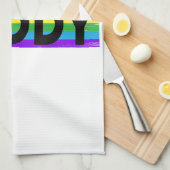 Funny Pride Dad - Proud Gay Lesbian LGBT Gift Fa Theedoek (Quarter Fold)