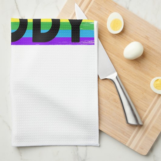 Funny Pride Dad - Proud Gay Lesbian LGBT Gift Fa Theedoek (Quarter Fold)