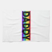 Funny Pride Dad - Proud Gay Lesbian LGBT Gift Fa Theedoek (Horizontaal)