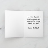 Funny "Primal Fear" Birthday Kaart (Binnen)