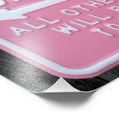 Funny Princess Parking Only-teken Foto Afdruk (Hoek)